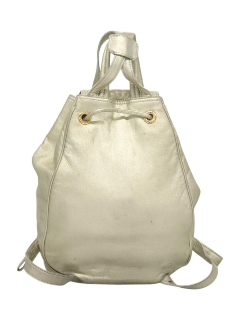 LOEWE Backpack Leather Gold - Picture 2 of 16